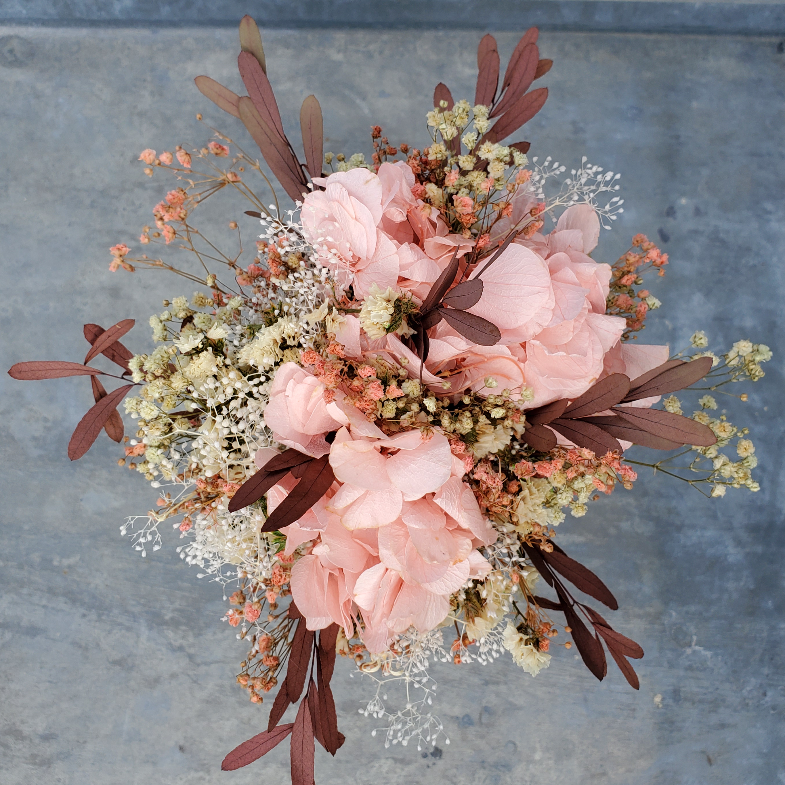 Ateliers Ouchamp Mariage Rue de Prague bouquet mariée hortensia