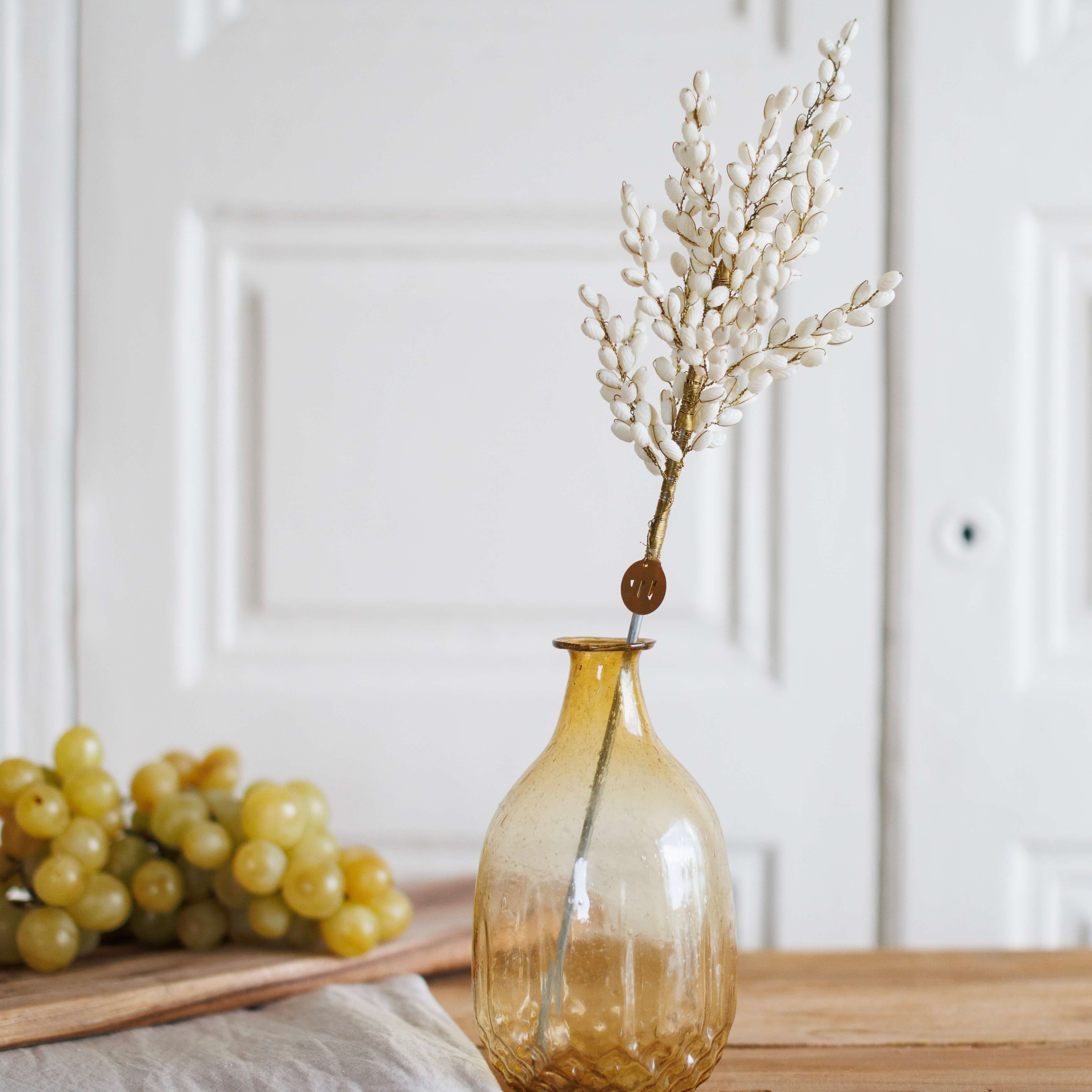 Flowrette Vases Light vase en verre recyclé transparent