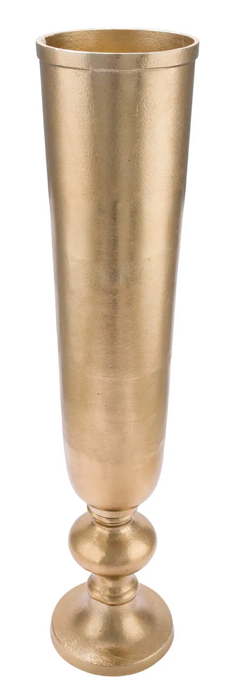 Feuillazur Rungis Vase long or 14x14x66cm doré