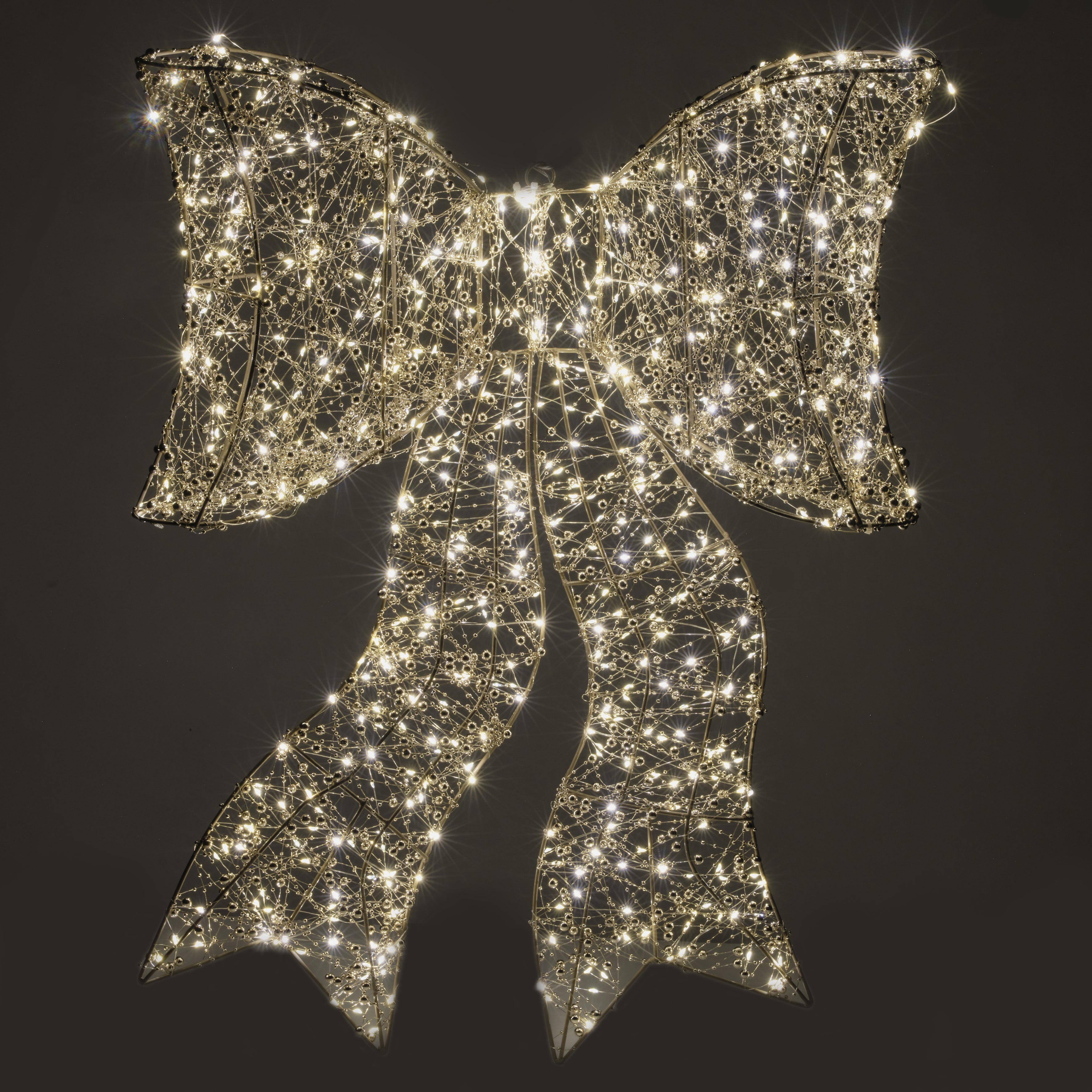 Feuillazur Nœud lumineux décoration LED 61x410x77 cm