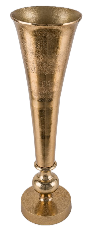 Feuillazur Rungis Contenants & Décoration vase doré long 20x20x69cm