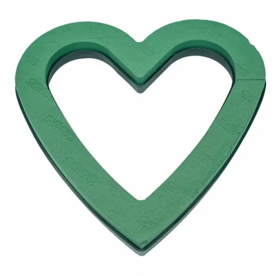 Feuillazur Rungis Mousse mouillable cœur ouvert vert 38cm
