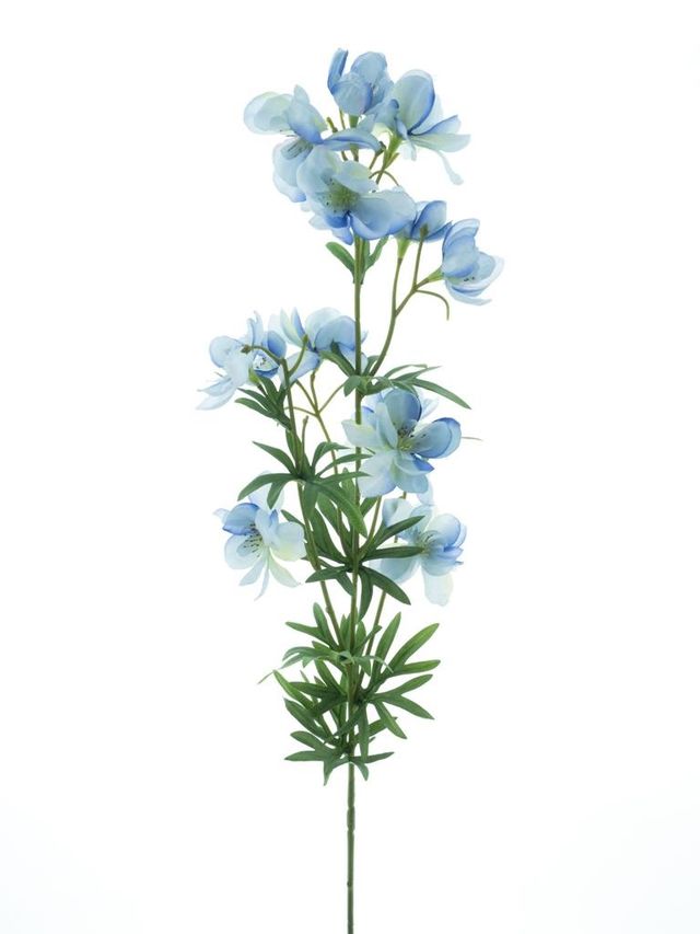 Feuillazur Rungis Delphinium fleur artificielle Rose 84cm