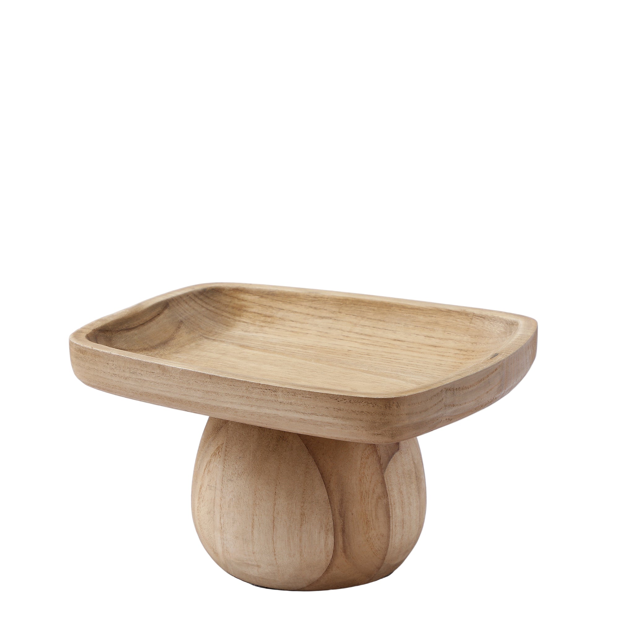 Sia Home Yoko Plateau Décoratif Bois Marron 25 cm