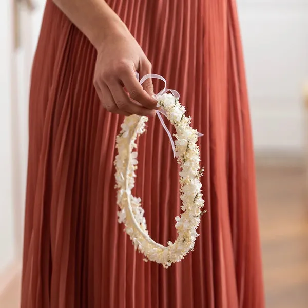Flowrette Louise couronne fleurs en papier mariage