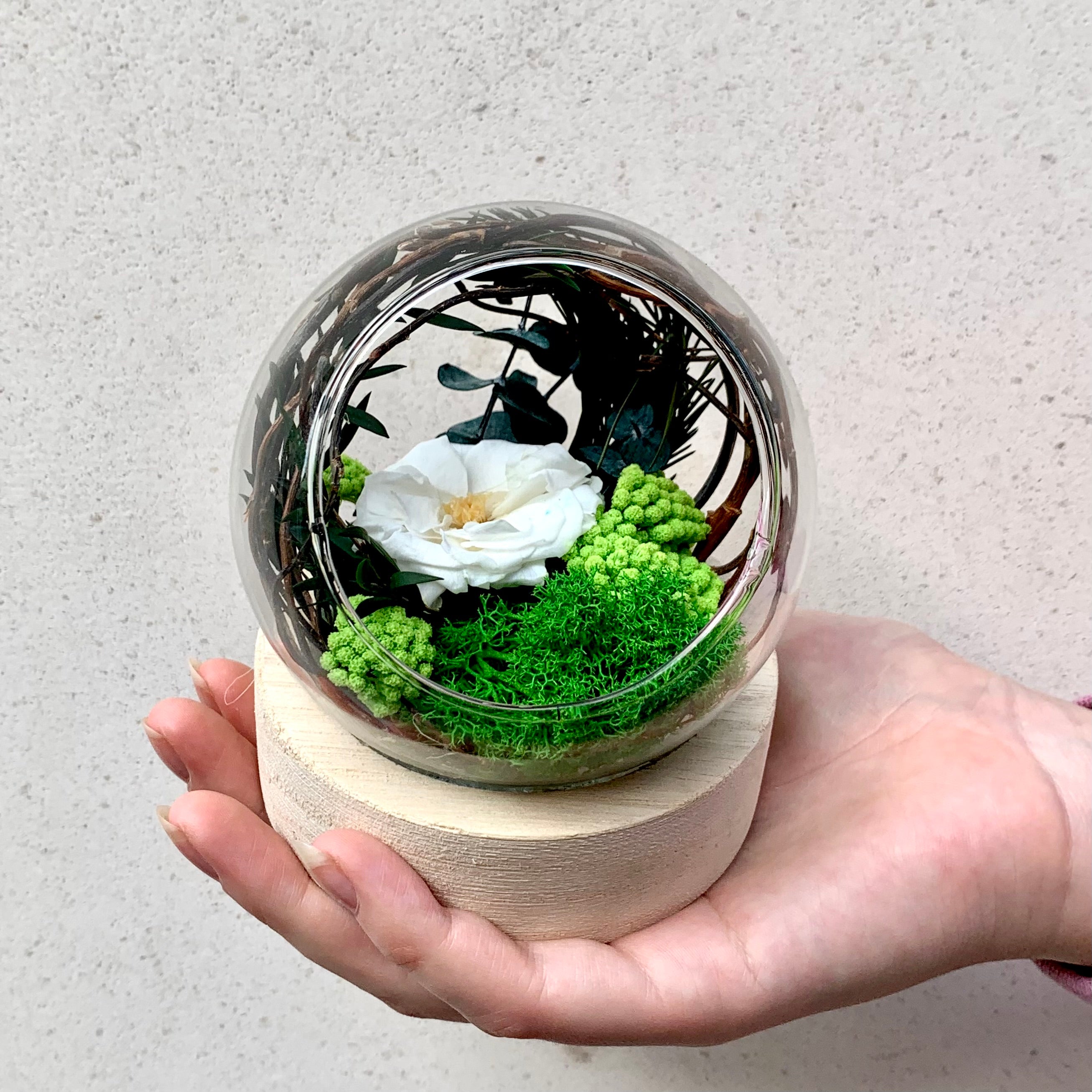 Ateliers Ouchamp Bulles Passage des Marais bulle fleurie 10 cm