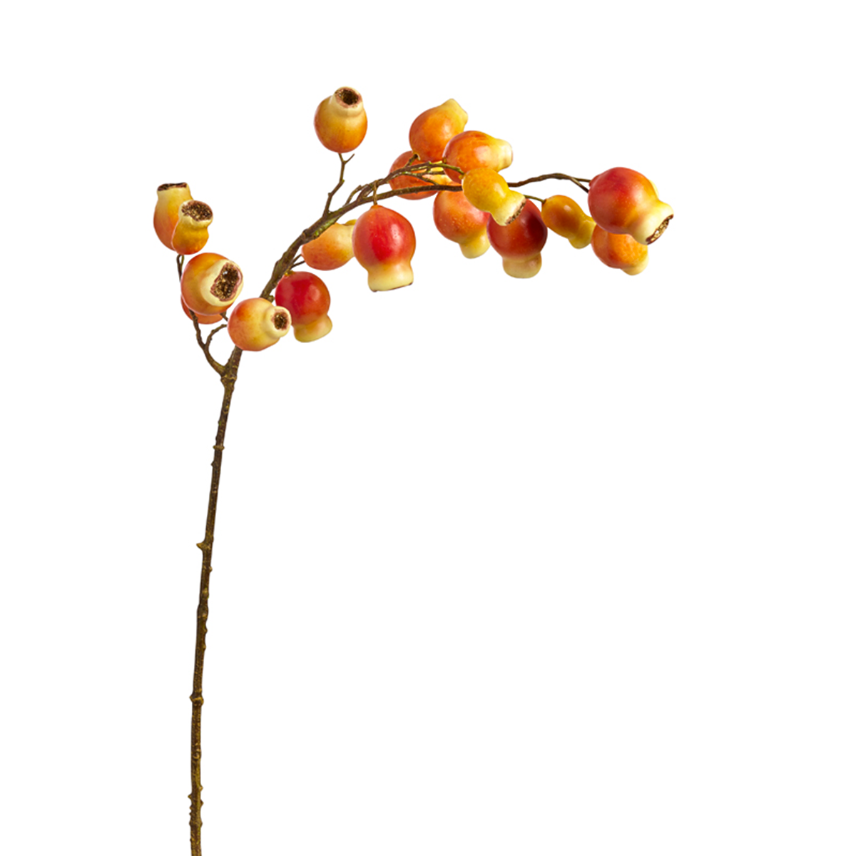 Sia Home Églantier branche artificielle 90 cm orange