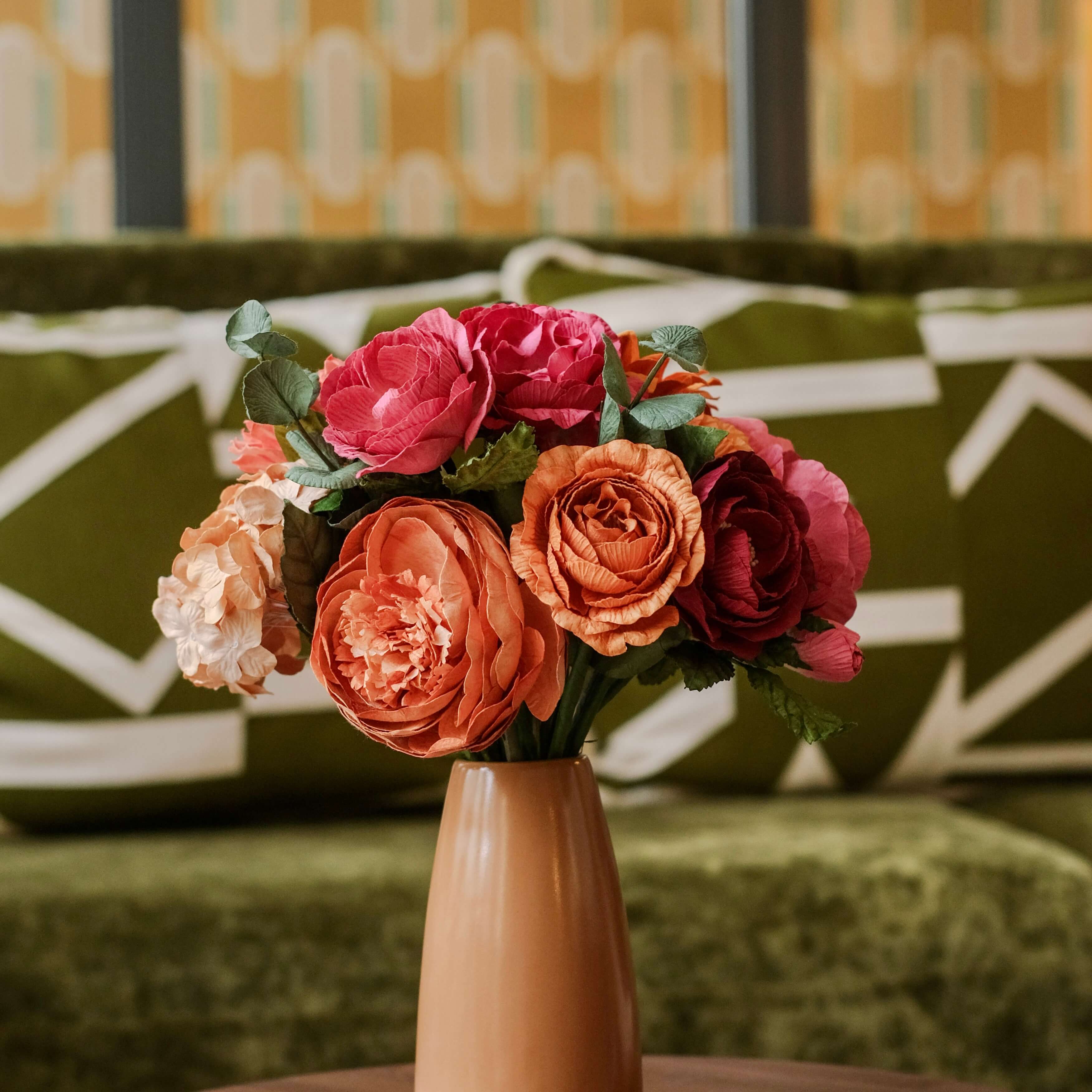 Flowrette Zao bouquet fleurs en papier multicolore