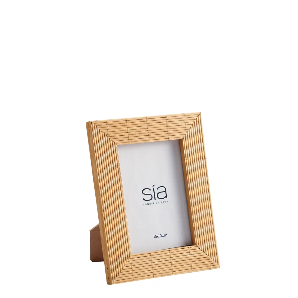 Sia Home Bali Cadre photo bambou beige 10x15 cm