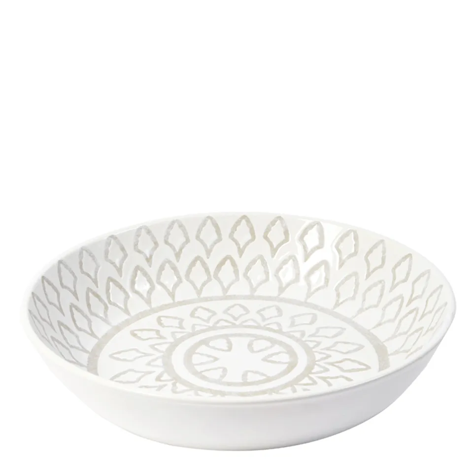 Sia Home Vaisselle Unicorn plat creux grès crème 41 cm