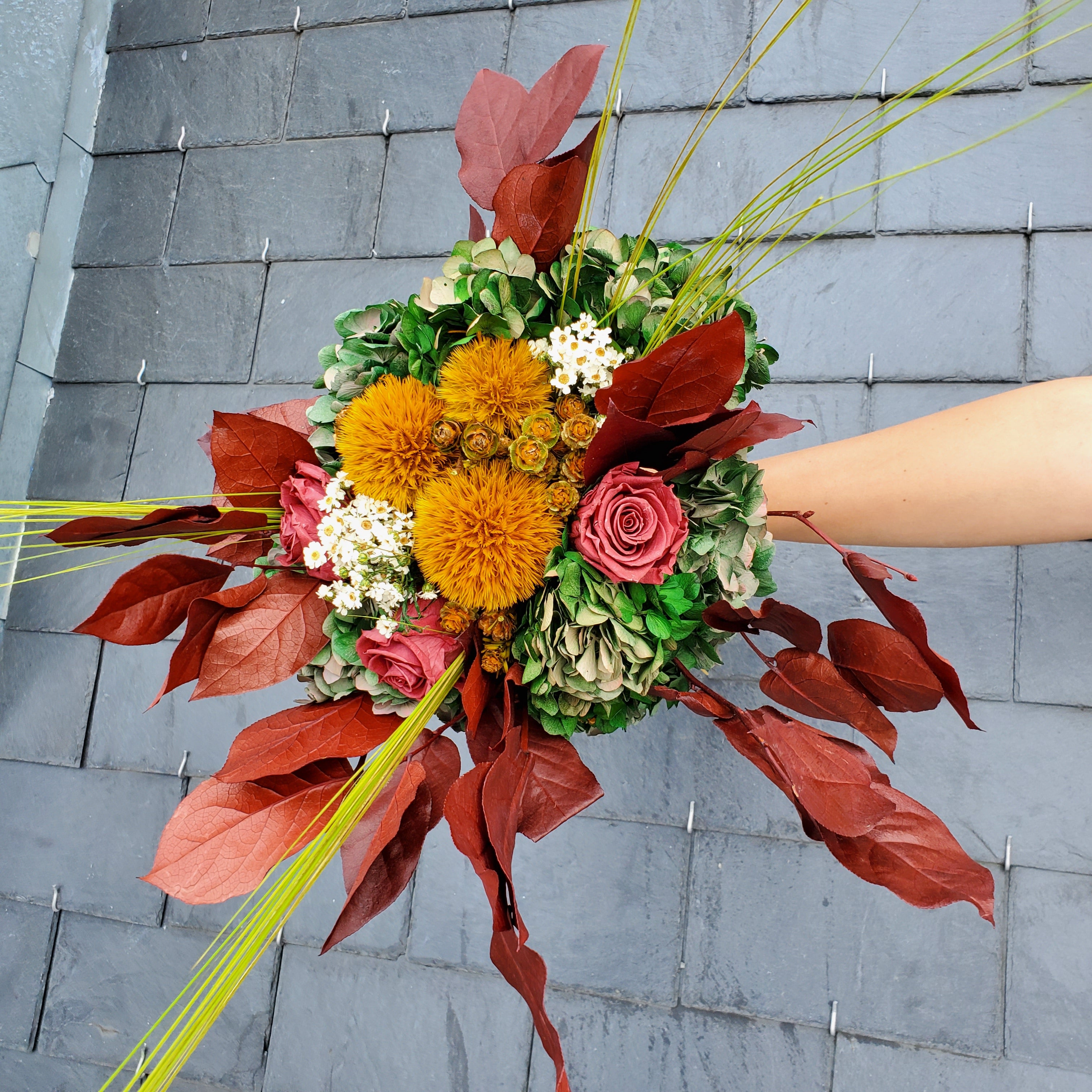 Ateliers Ouchamp Bouquets Passage de l'Ancre bouquet stabilisé 30 cm