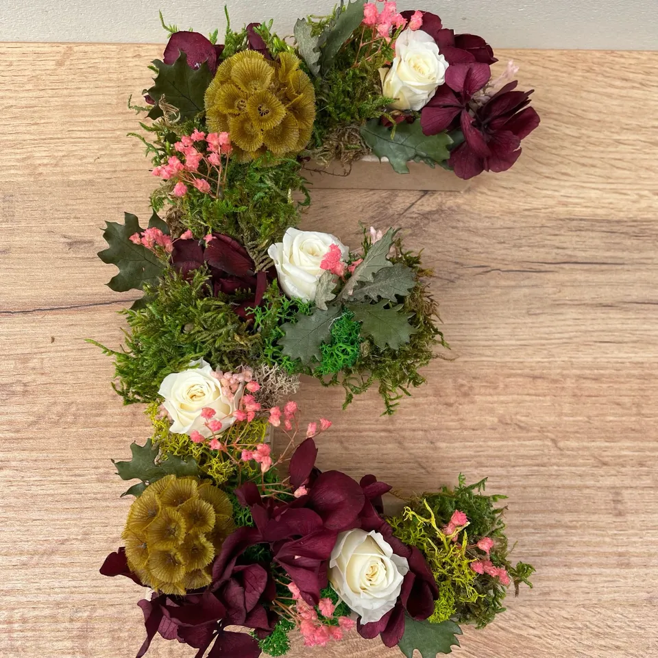 Ateliers Ouchamp Boulevard Malesherbes lettre fleurie 20 cm