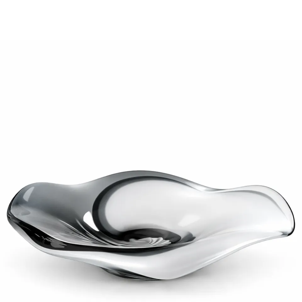 Sia Home Alaska 41 cm coupelle décorative verre blanc