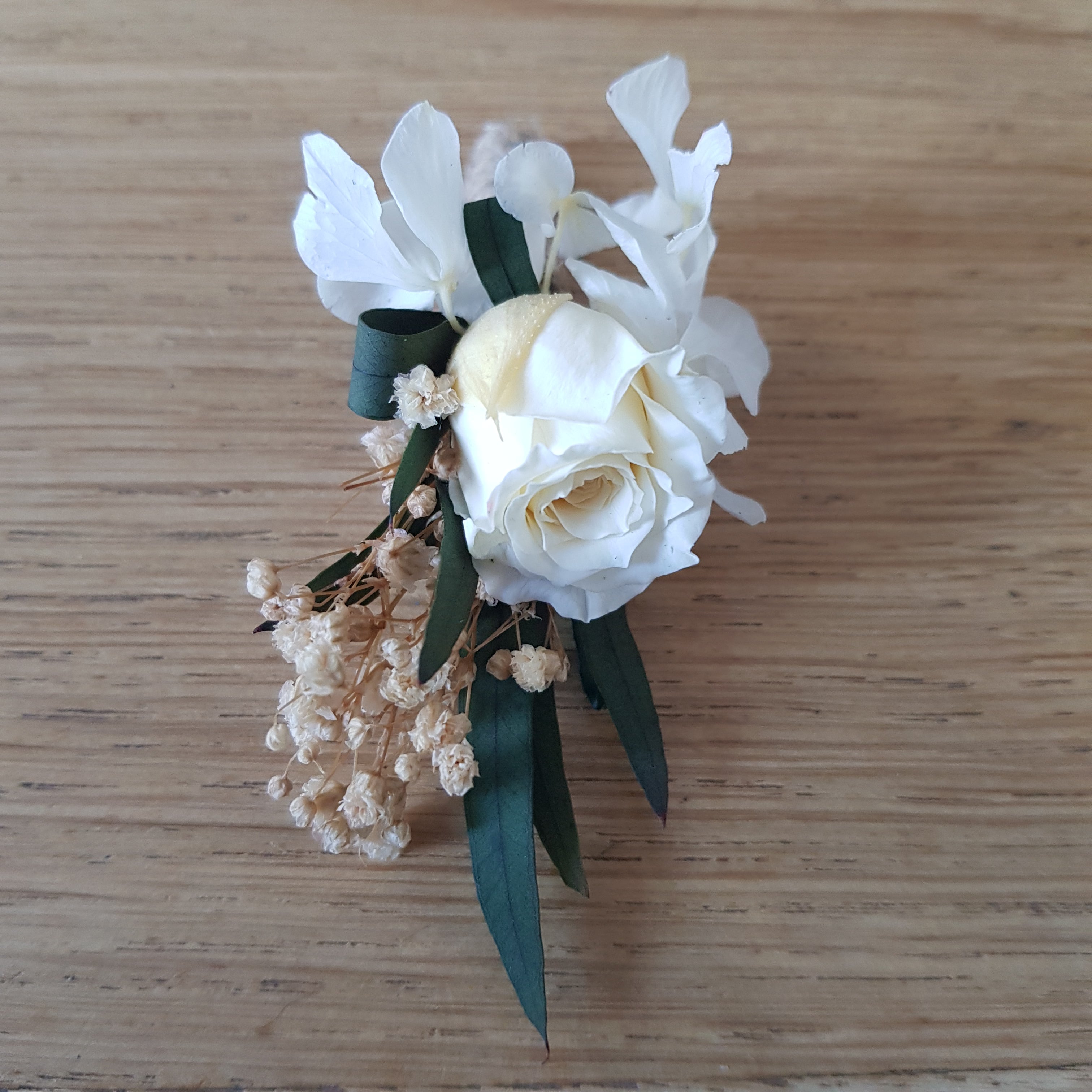 Ateliers Ouchamp Boutonnières Rue d'Italie rose 10 cm