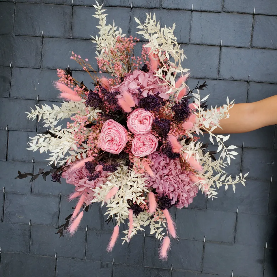 Ateliers Ouchamp Bouquets Rue d'Andigné bouquet 50 cm rose