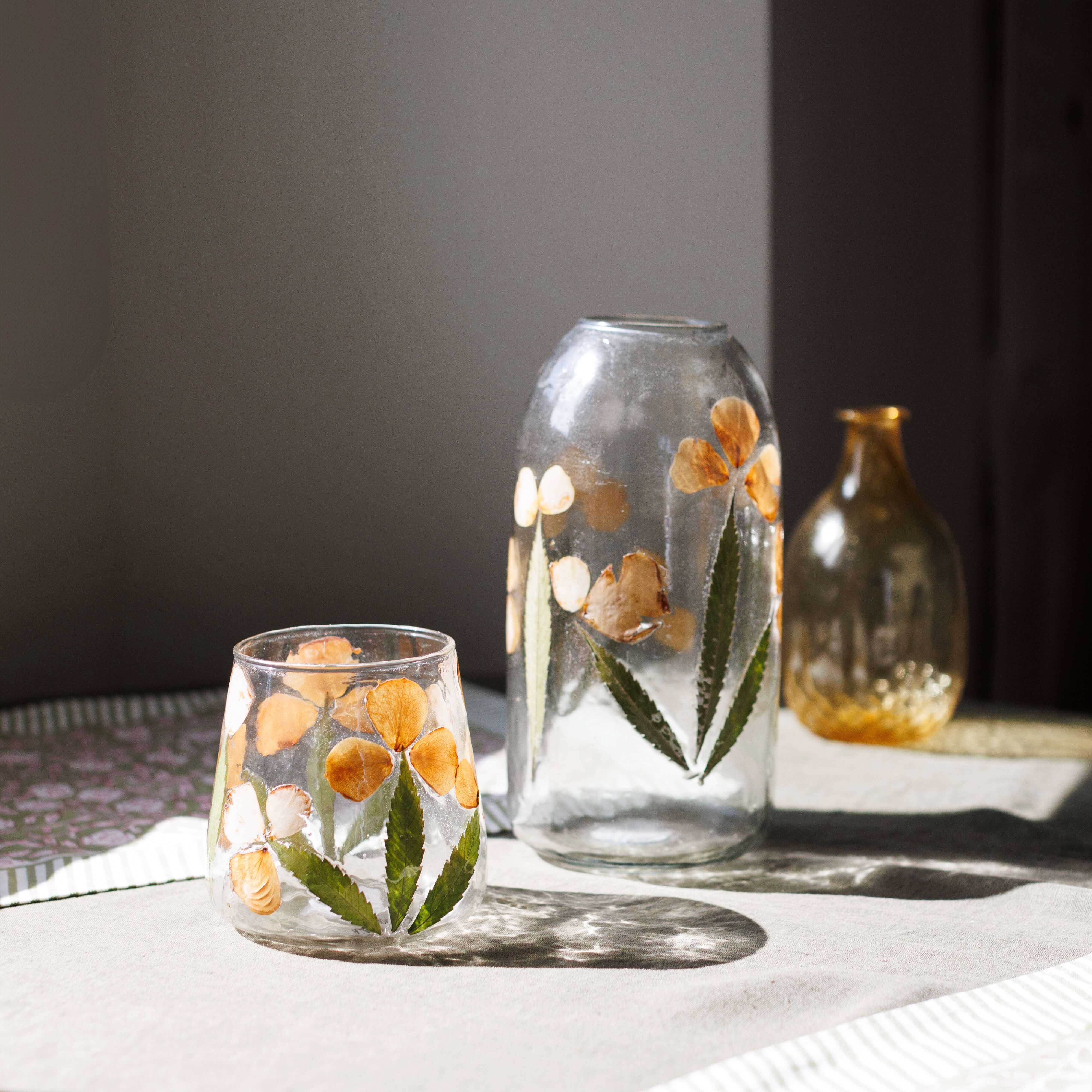 Flowrette Vases Kalika vase verre soufflé fleurs