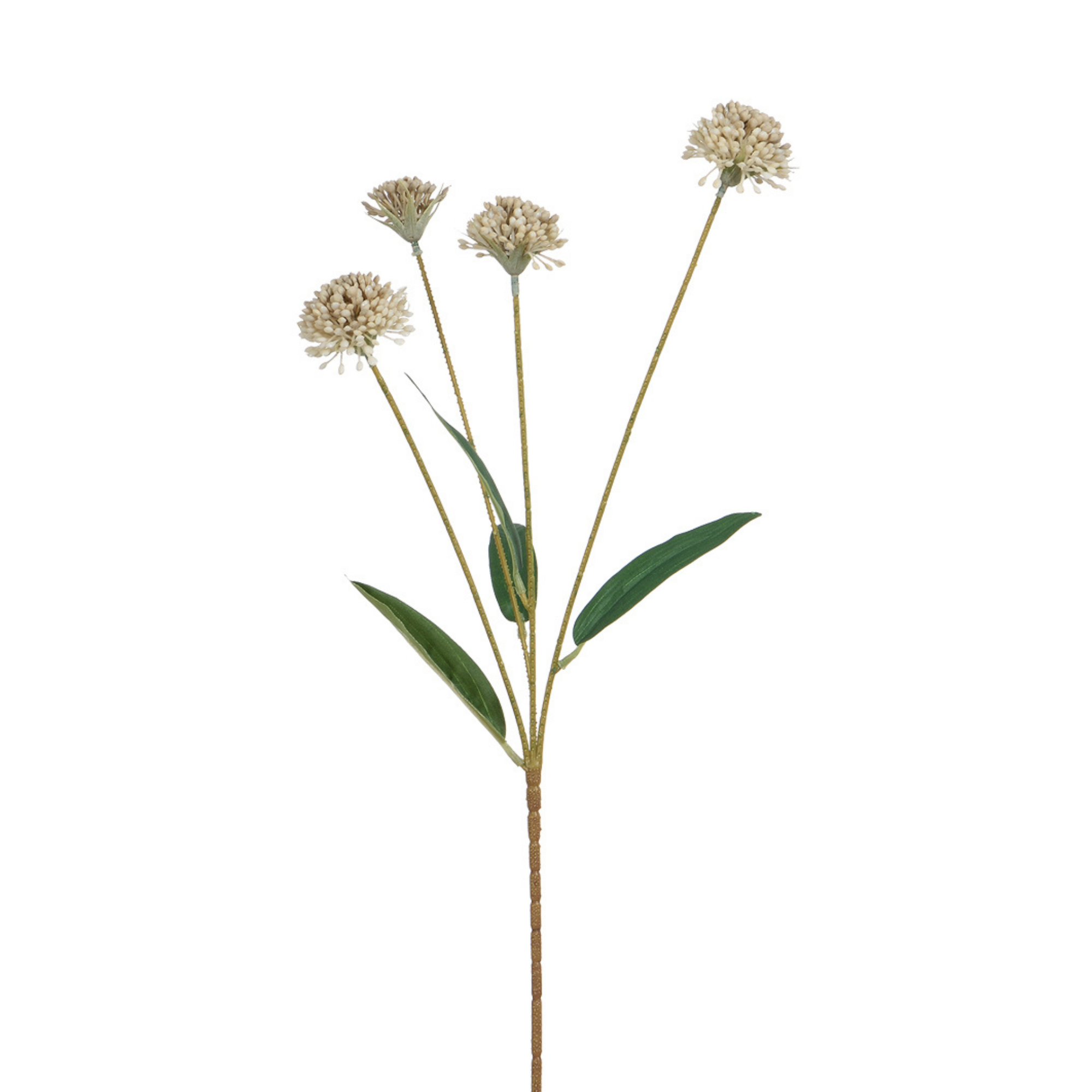 Sia Home Tige Chrysanthème Ping Pong Artificielle 60 cm Blanc