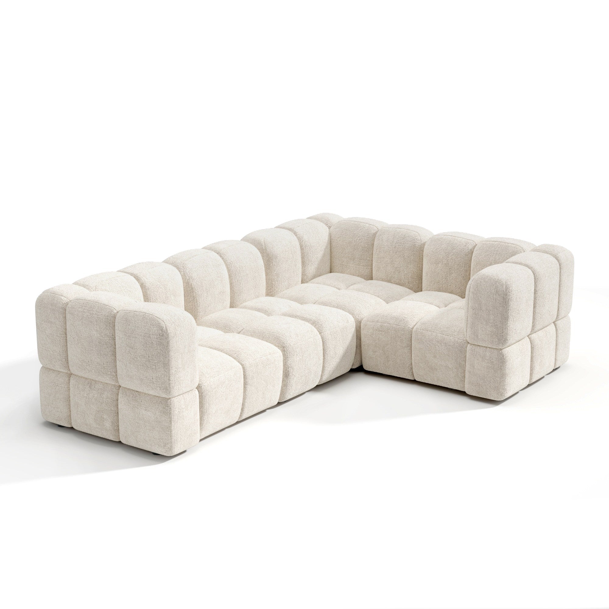 Sia Nubi canapé angle droit modulable 256x178 cm 5 places