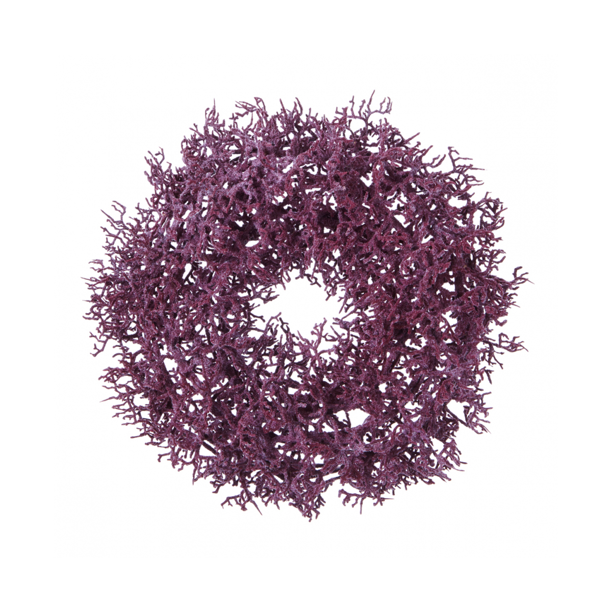 Sia Home Couronne Noël branchages violets 30 cm