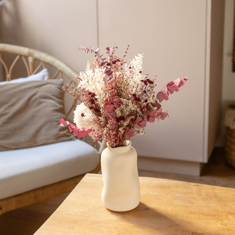 Flowrette Bouquet Éternel Auteuil Fleurs Stabilisées Rose