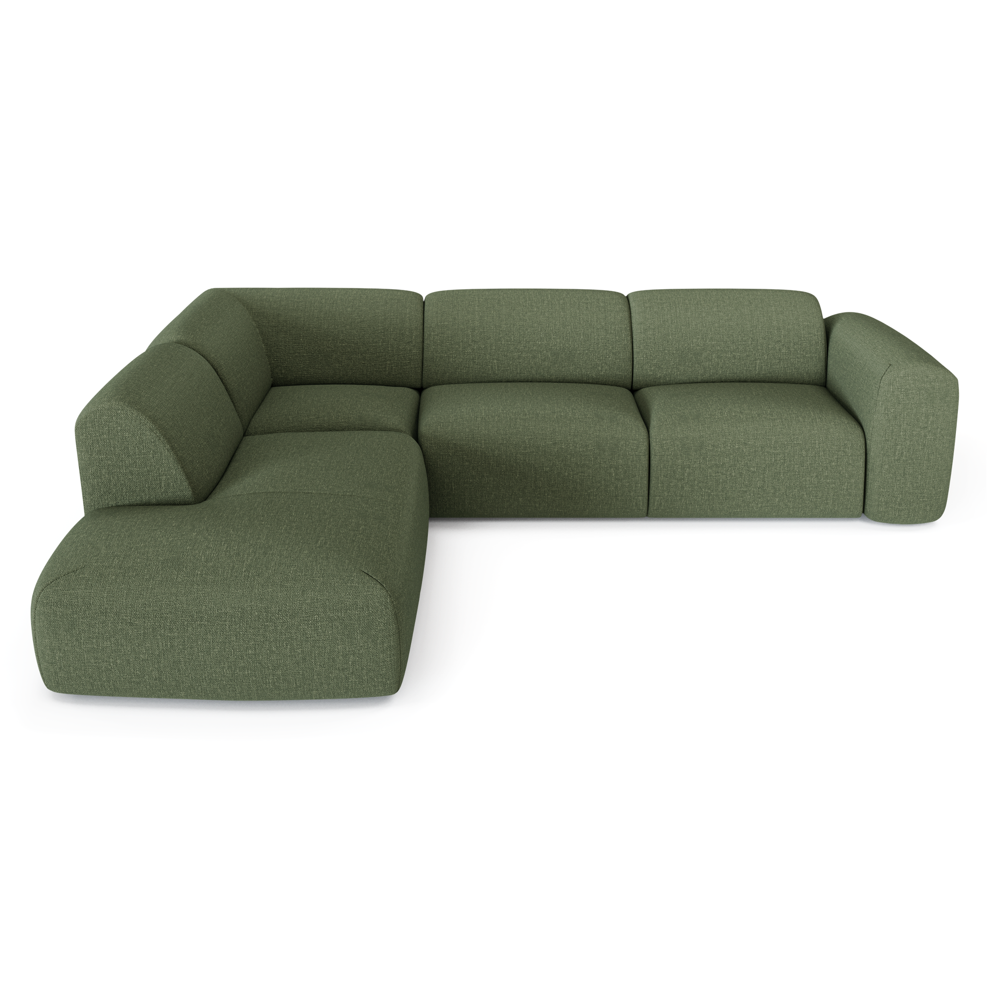 Sia Home Myra canapé grand angle gauche beige dossier