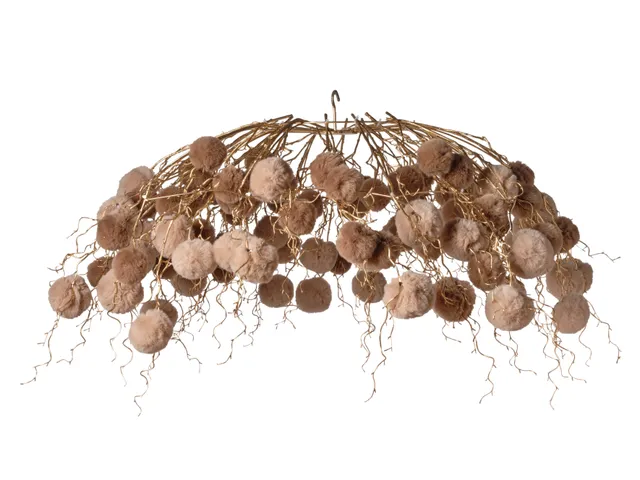 Feuillazur Rungis Structures Ombrelle boule beige structure 110cm