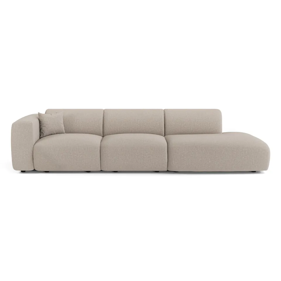 Sia Home Myra canapé droit beige 5 places confortable