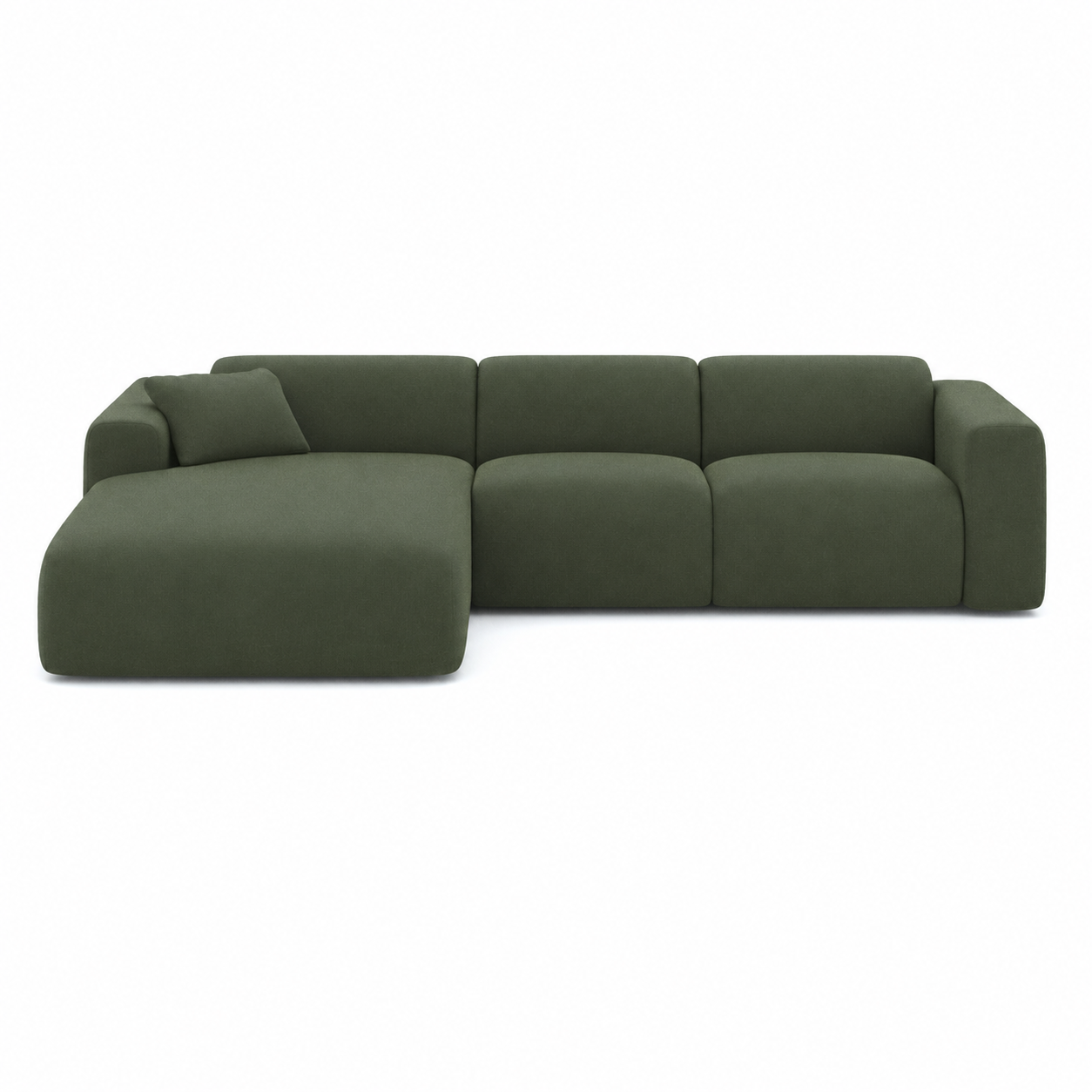 Sia Home Myra canapé angle gauche gris clair 5 places