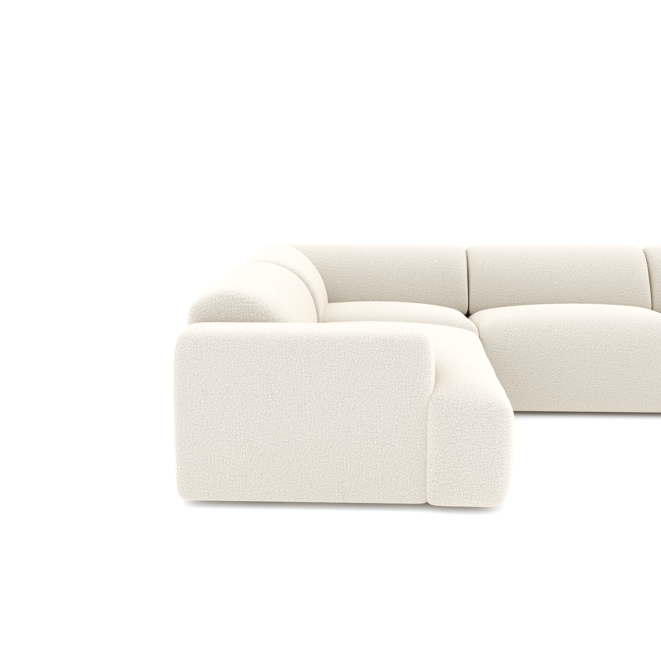 Sia Home Myra canapé panoramique droit crème 5 places