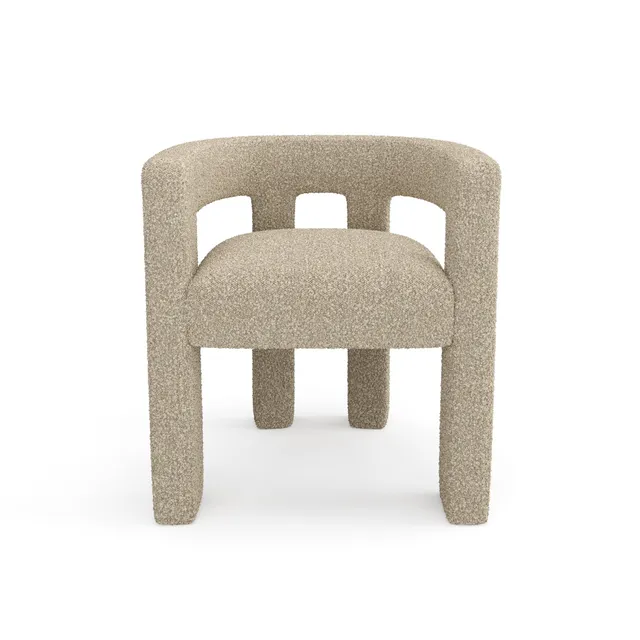 Sia Home Alya fauteuil salon taupe confort enveloppant
