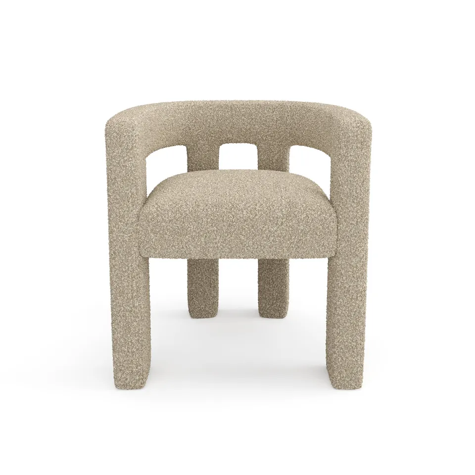 Sia Home Alya fauteuil salon taupe confort enveloppant