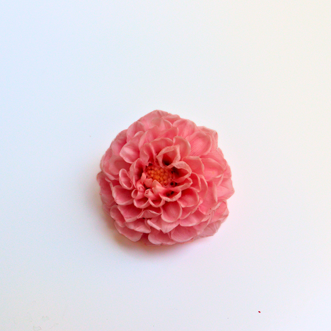 Ateliers Ouchamp Place de Breteuil barrette fuchsia dahlia 5 cm