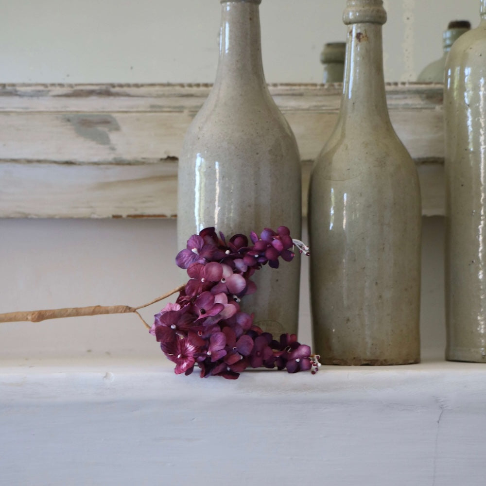 Flowrette Fleurs en papier Hortensia fleur papier violet x1