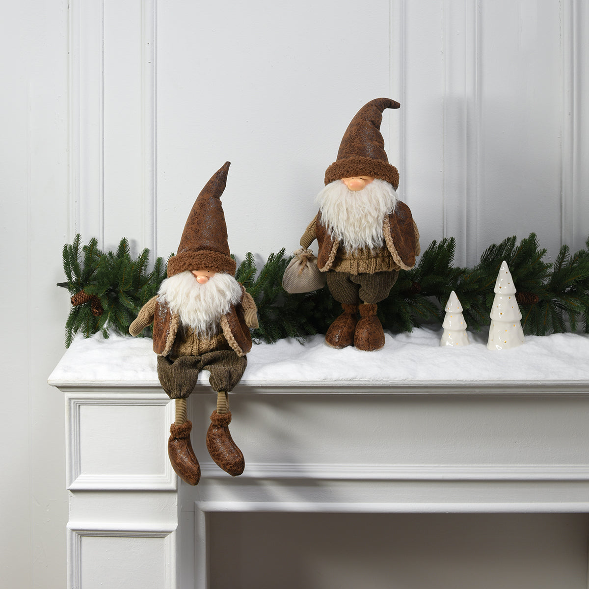 Sia Home Claus Père Noël Figurine 60 cm Crème