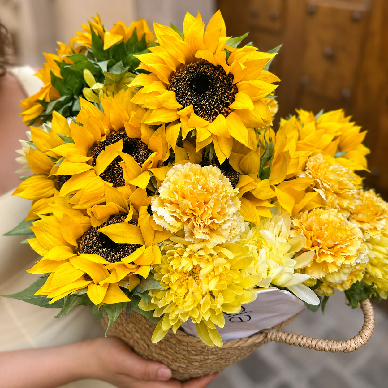 Sia Home Tournesol tige artificielle 70 cm jaune
