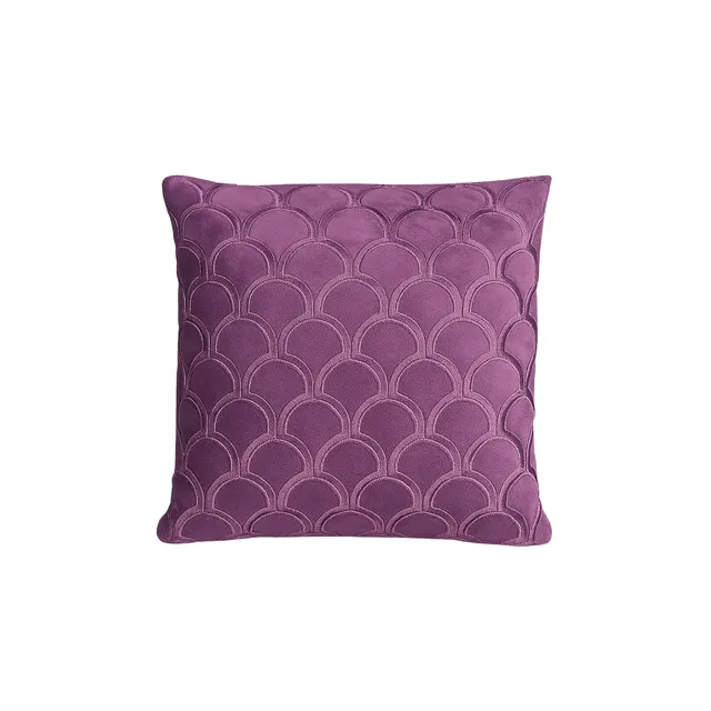 Sia Home Tracy housse de coussin violet 40x40 coton