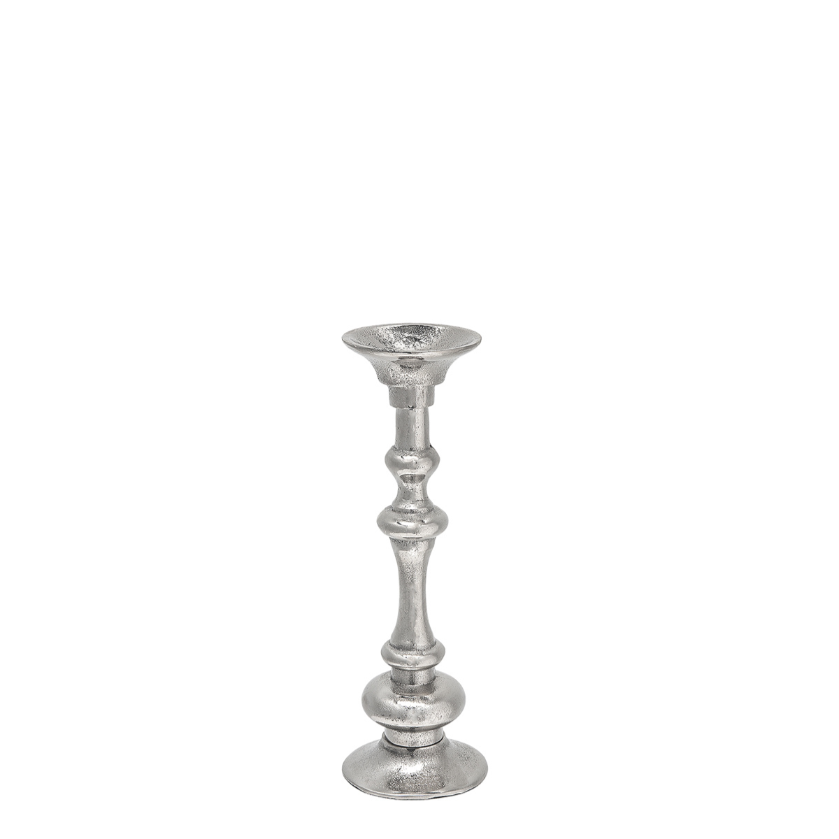 Sia Home Wonder bougeoir argenté 31 cm aluminium
