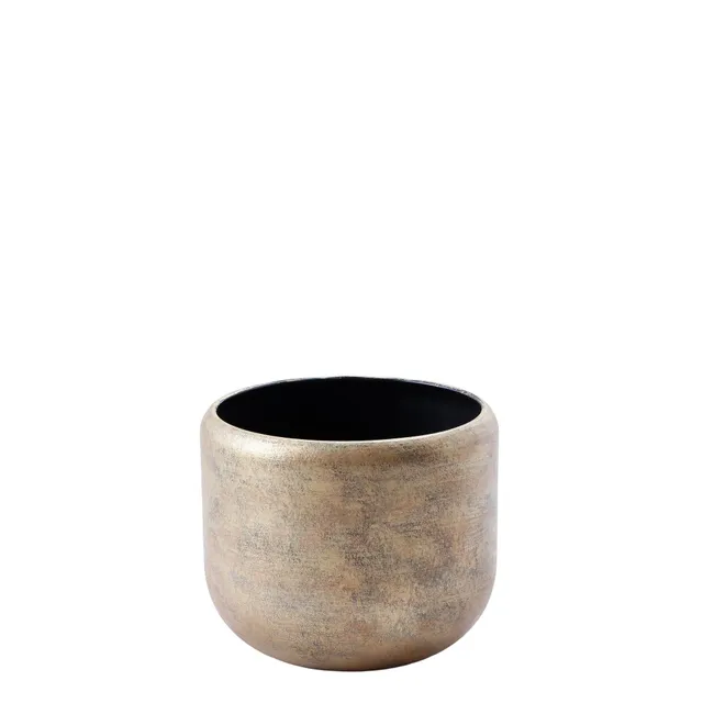 Sia Home Siven Cache-Pot Métal Doré 18 cm Laiton