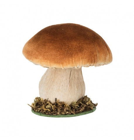 Feuillazur Rungis Champignon brun sur socle 10x10x10cm
