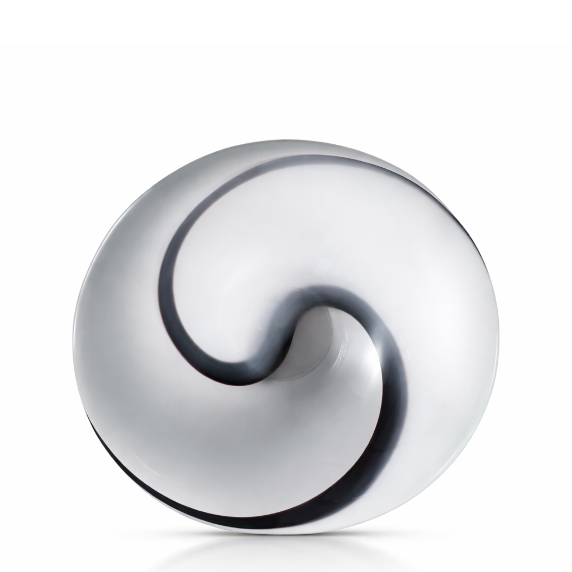 Sia Home Alaska 41 cm coupelle décorative verre blanc