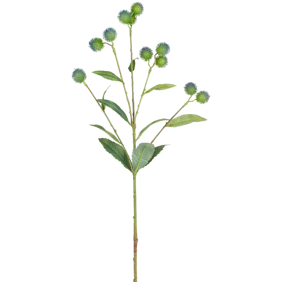 Sia Home Bardane tige artificielle graines bleu vert 78 cm
