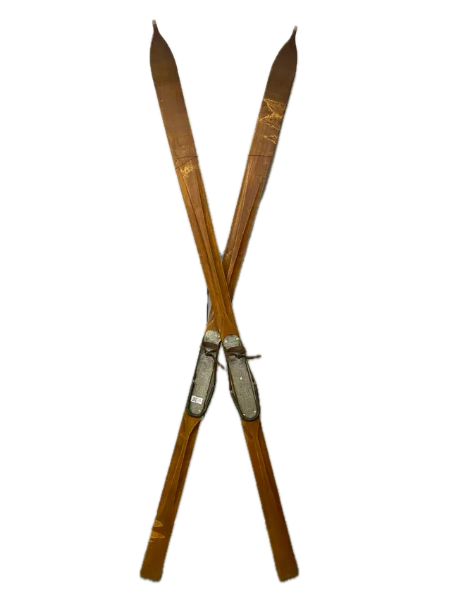 Feuillazur Rungis Ski en bois déco Noël montagne 200cm