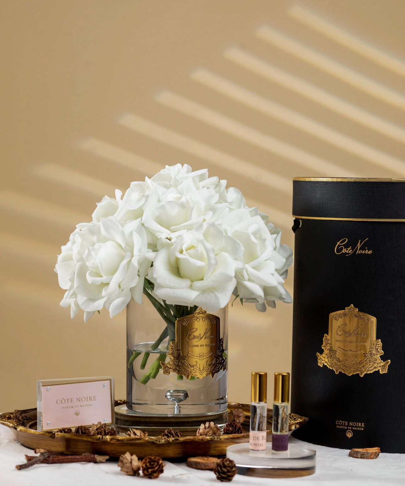Côte Noire Grand Bouquet ivoire LTW11 boîte noire