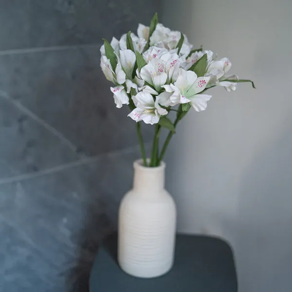 Flowrette Inca lys papier blanc vert à l’unité