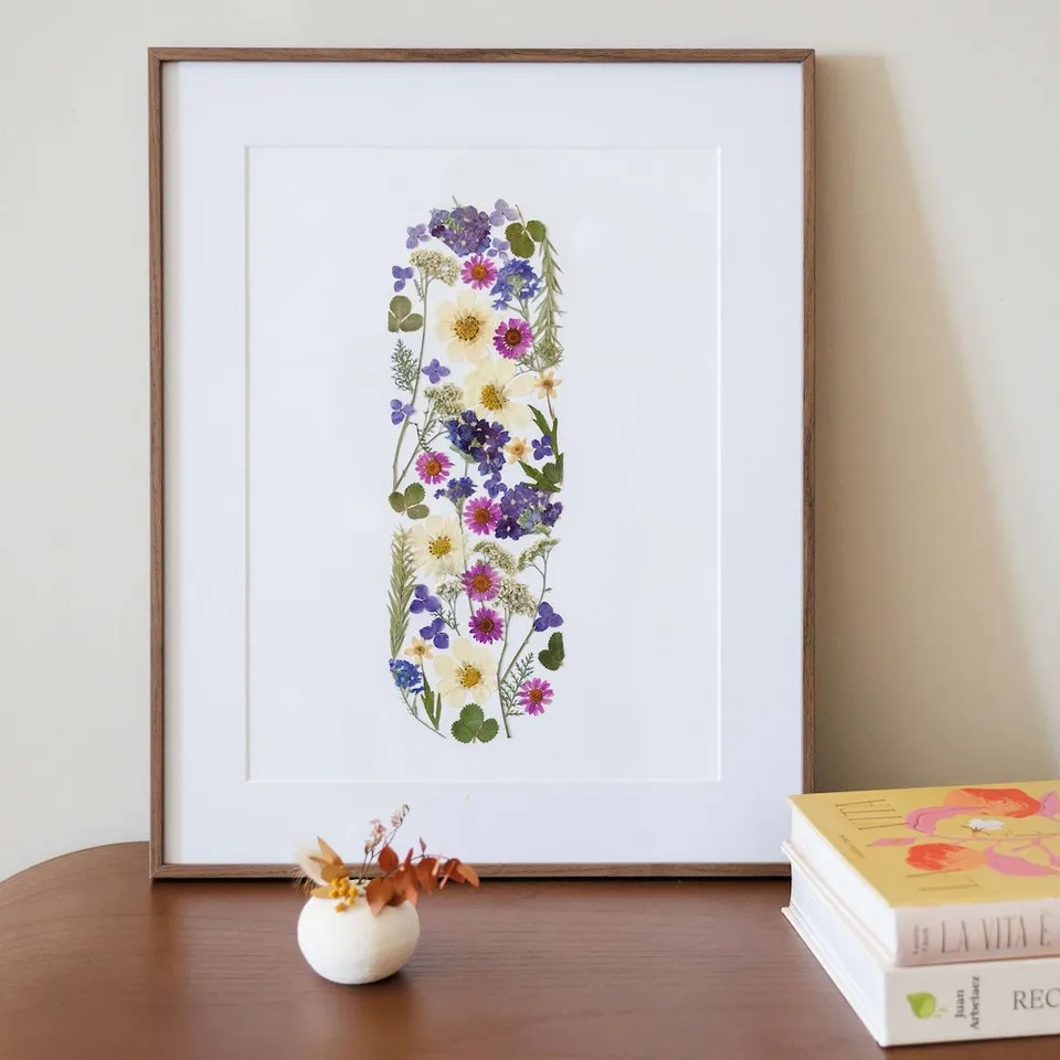 Flowrette Herbier Bouquet d'Été A3 herbier fleurs séchées