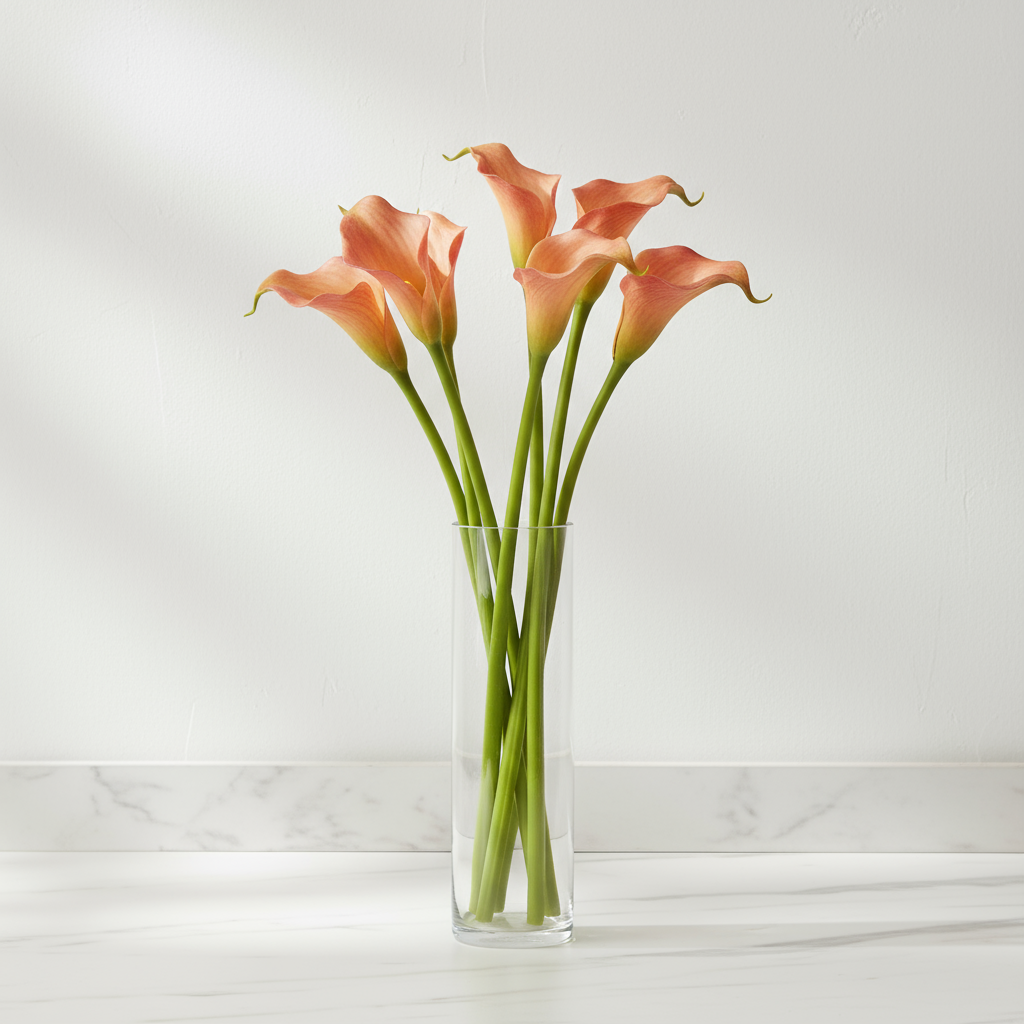 Sia Home Tige d'Arum Kelly fleur artificielle rose 92 cm