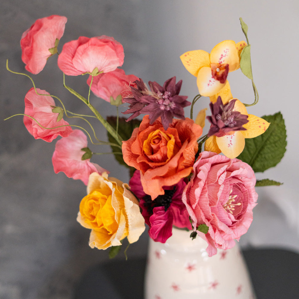 Flowrette Molière bouquet fleurs en papier sans entretien