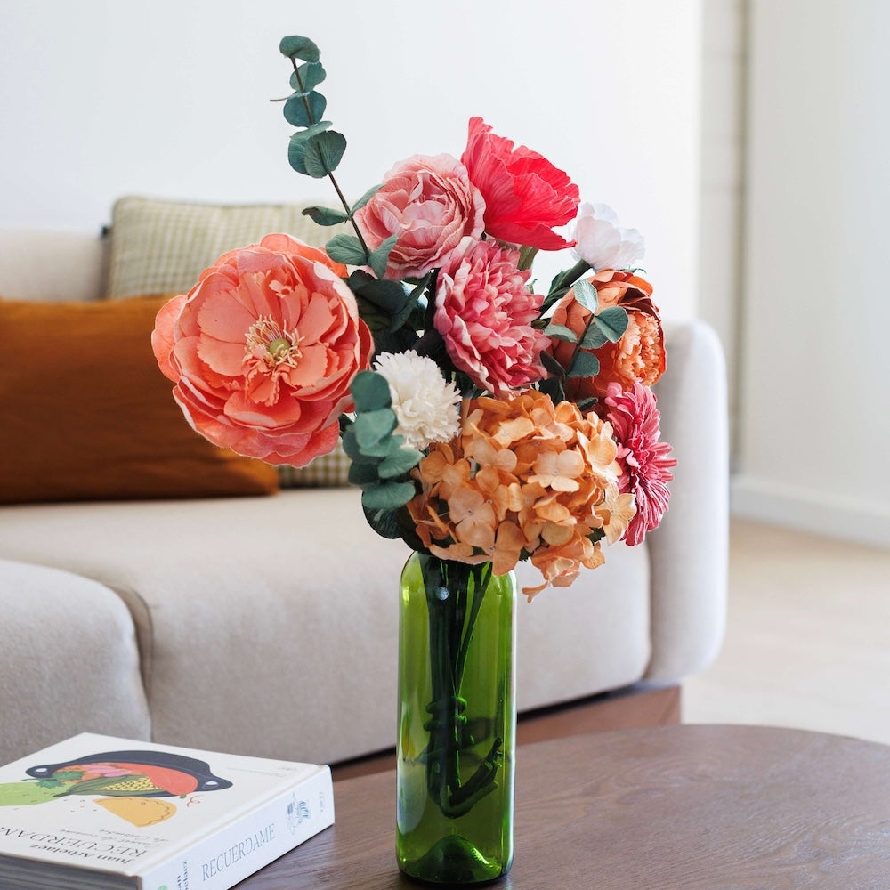 Flowrette Caravaggio bouquet fleurs en papier multicolore