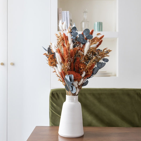 Flowrette Sweet bouquet fleurs séchées orange lagurus