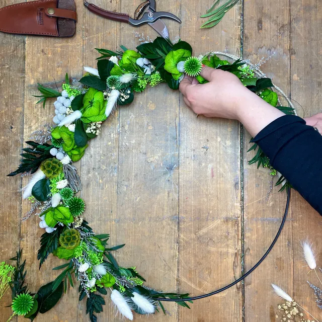 Ateliers Ouchamp Ateliers DIY Couronne atelier fleurs stabilisées 2h